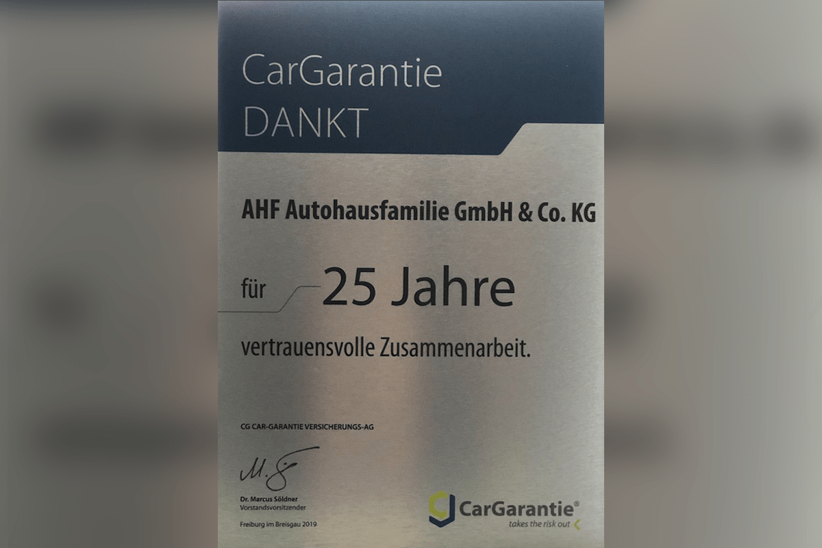 Car Garantie AHF Autohausfamilie GmbH & Co.KG